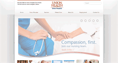 Desktop Screenshot of myunionhospital.org