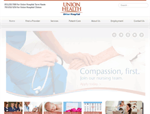Tablet Screenshot of myunionhospital.org
